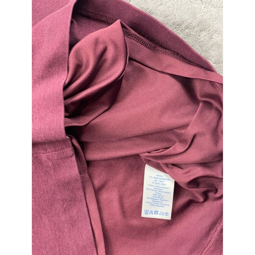 Boden Purple Pink Collar Keyhole Neck 3/4 Sleeve Lined Dress US 2R Colorblock - Picture 12 of 12